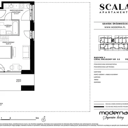Lägenhet Scala Center Premium 60g & Parking #gdansk By Acznowy *